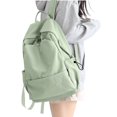 thumbnail image 1 of School Backpack Womens, Causal Travel School Bags 15.6 Inch Laptop Backpack for Student Lightweight Rucksack Water Resistant Bookbag College Men Work Daypack Light Green, 1 of 8