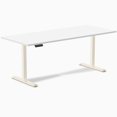thumbnail image 1 of Desky Bureau de Jeu Assis-Debout Simple - Blanc / 78,7 x 29,5 Pouces / Blé, 1 of 10