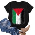 thumbnail image 2 of adviicd Robe T-Shirt Femme T-Shirt Femme Col en V Musique Country Tee Tops Blouse Noire,m, 2 of 5