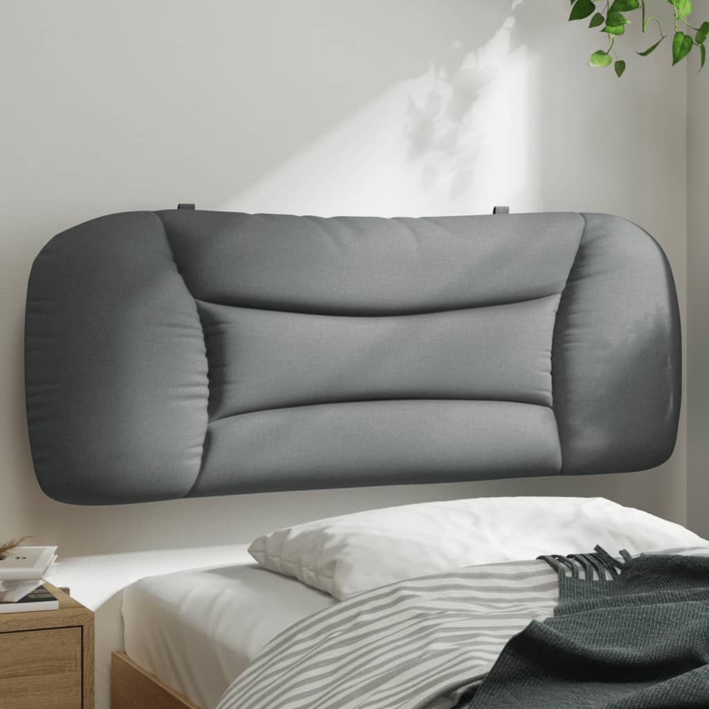 vidaXL Headboard Cushion Light Grey 100 cm Fabric