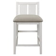 thumbnail image 5 of Topline Home Furnishings Multi-Functional White 3pc Dining Set, 5 of 5