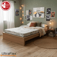 thumbnail image 2 of UltraFlex® ATLAS Matelas en Mousse Ferme Réversible Format Double Fabriqué au Canada – Mousse Haute Densité Infusée de Gel Rafraîchissant avec Housse en Bambou Respirante – Certifié CertiPUR-US® pour un Confort et un Soutien Supérieurs, 2 of 9
