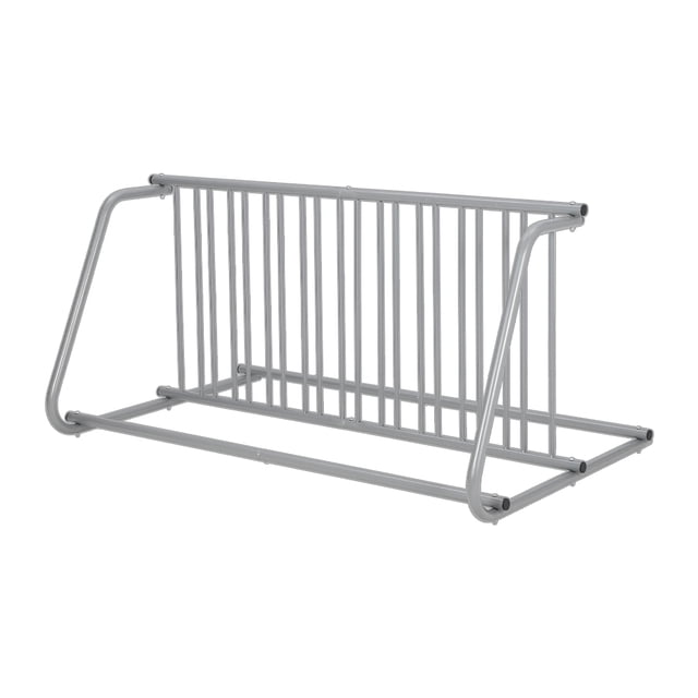 Support de Plancher pour Vélo en Acier Robuste – Support Autoportant Enduit de Poudre avec Fini Résistant aux Intempéries, outil-Free Assembly, Rangement Simple Ou Double Côté – Idéal pour Garage, Cour Ou Événements – Noir Ou Gris