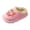 Pink, variant on Toddler Slippers,Girls Slippers Winter Warm Indoor Outdoor Lined Cartoon Soft Sole Toddler Kids Shoes,Kids Slippers,White,4.5-5 Years