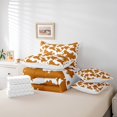 thumbnail image 5 of YST Red Brown Cowhide 7-Piece Comforter Set, Full, Farmhouse Western Bull Cattle Cow Print Bedding, 5 of 5