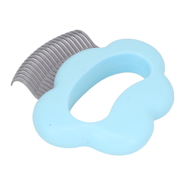 Cat Grooming Comb, Remove Floating Hair Safe Massage Skin Friendly Cat Comb For Bunnys Blue