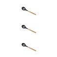 thumbnail image 4 of relayinert Kitchenware Wooden Handle Silicone Shovel Spoon Colander Brush Spatula Tool Missed 3Set, 4 of 6