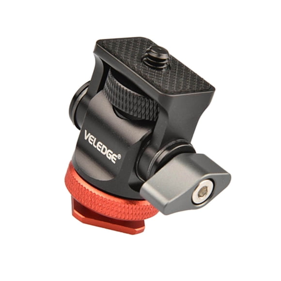 tredstone Mini Ball Head 360 Swivel Bracket Adapter for Camera Flash LED Fill Light