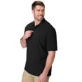 thumbnail image 4 of Hanes pour Hommes FreshIQ Polo Piqué X-Temp, m, Noir, 4 of 7