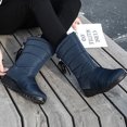 thumbnail image 4 of Bottes de Neige Imperméables Chaudes à Franges pour Femmes, 4 of 5