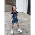 thumbnail image 3 of KIDSCOOL SPACE Baby Girl Boy Jean Overalls,Toddler Summer Denim Shortall,Blue,2-3 Years, 3 of 7