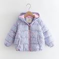 thumbnail image 2 of Veste Chic à Capuche Imprimée pour Bébé Fille - Haut d'Hiver Stylé pour Filles Veste d'Hiver pour Bébé, 2 of 9