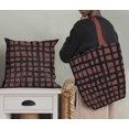 thumbnail image 4 of Soimoi Brown Cotton Cambric Fabric Check Check Print Sewing Fabric Yard 56 Inch Wide, 4 of 4