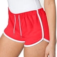 thumbnail image 4 of Yanlir 3PCS Active Shorts for Womens Summer Casual Shorts Quick Dry Running Sports Yoga Shorts Workout Stretchy Workout Shorts with Drawstring(Red#2,3XL), 4 of 8