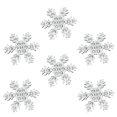 thumbnail image 3 of 6pcs Silver Snowflake Design Napkin Rings Sparkling Napkin Buckles Metal Napkin Holders Christmas Dinning Table Setting Decoration for Christmas Party Table, 3 of 9