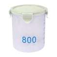 thumbnail image 1 of fheaev With Graduated Round Storage Jars Sealing Jars Plastic Kitchen With Lids Snack Jars Grains Storage Jars Storage Jars Yoghurt Cheese Cake Jars, 1 of 6