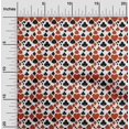 thumbnail image 2 of oneOone Silk Tabby Maroon Fabric Poker Card Craft Projects Decor Fabric Printed By The Yard 42 Inch Wide, 2 of 4