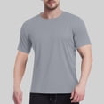 thumbnail image 2 of Plebaso T-Shirts Athlétiques pour Hommes Manches Courtes Col Rond Respirant pour Course, 2 of 7
