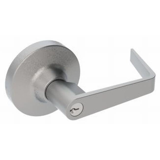 Hager 47KEWTNALM Dispositif d'Entrée Extérieur à Clé avec Levier Withell No. 169428, Aluminium