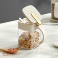 thumbnail image 2 of MesaSe Spice Jars  4oz Small Glass Jars with Airtight Lid  Airtight Glass Jars for Spices  Art Craft Storage Clear Glass Canisters Spice Containers Sugar Container, 2 of 6