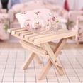 thumbnail image 5 of KAKOWELY 3PCS Miniature Folding Table Models Creative Wooden Mini Table Mini House Decor,2.32"X2.32"X1.81", 5 of 5