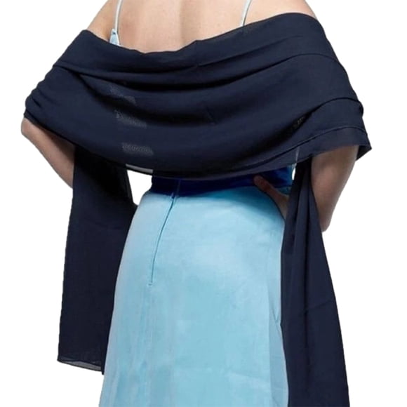 letairis Ladies Pashmina Scarf Made With Chiffon Fashionable And Elegant Gifts Chiffon Shawls Ladies Shawl Scarf Shawl black 1Set