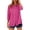 A1_Hot tops Rosescoton grande taille pour les Femmes, variante sur FAVIPT Chemisiers Plissés à Manches 3/4 pour Femmes en Coton et Lin, Col en V, Hauts à Col, Boutonnés, Amples et Décontractés, Bleu Pâle, TTG