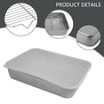 thumbnail image 4 of Binwennn Baking Sheet With Wire Rack And Cover Set Stainless Steel Baking Tray R U St & Warp & Easy Clean Baking Pan For Oven Cooking Cookie Sheet Nonstick round Baking Pan Set for Oven Wire Rack for, 4 of 5