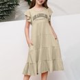 thumbnail image 3 of Robe Fille Préado Robe Tutu Robe d'Anniversaire Fille Robe Arc-en-Ciel Fille Tenues Bébé Fille 12-13 Ans, 3 of 6