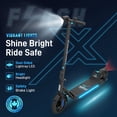 thumbnail image 2 of Gyrocopters FlashX Electric Scooter | Powerful Rear Wheel Drive with 32 km/h Speed | 32 km Range | UL2272 Approved | Smart App Control | Foldable & Light-weight | Puncture-Proof Tires | Cruise Control, 2 of 9