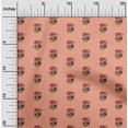thumbnail image 1 of oneOone Cotton Poplin Fabric Floral Block Printed Fabric 1 Yard 42 Inch Wide, 1 of 4