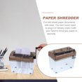 thumbnail image 4 of 1Pack Portable Shredder Machine for Office Use Black 11.8x5.3x3.5in, 4 of 8
