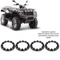 thumbnail image 4 of 4PCS Wheel Hub Trim Cover Hubcaps Tire  Rim Cap Universal Wheel Covers Hub Caps  Cover Wheel Covers Protective Shell Wheel Hub Decoration Trim for ATV Go Kart, 4 of 7