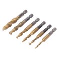 thumbnail image 4 of 6Pcs Threaded Drill Taps HHS Fine Thread Wear Resistance Screw Drill Tap for Drilling Tapping, 4 of 14