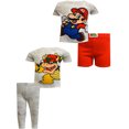 thumbnail image 2 of Super Mario Bros. Mario et Bowser Ensemble de Pyjama 4 Pcs pour Tout-Petits Garçons - Tout-Petit 4T, 2 of 3