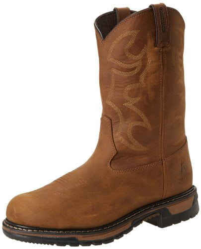 Rocky Men's Original Ride Steel Toe Crazy Horse Work Boot