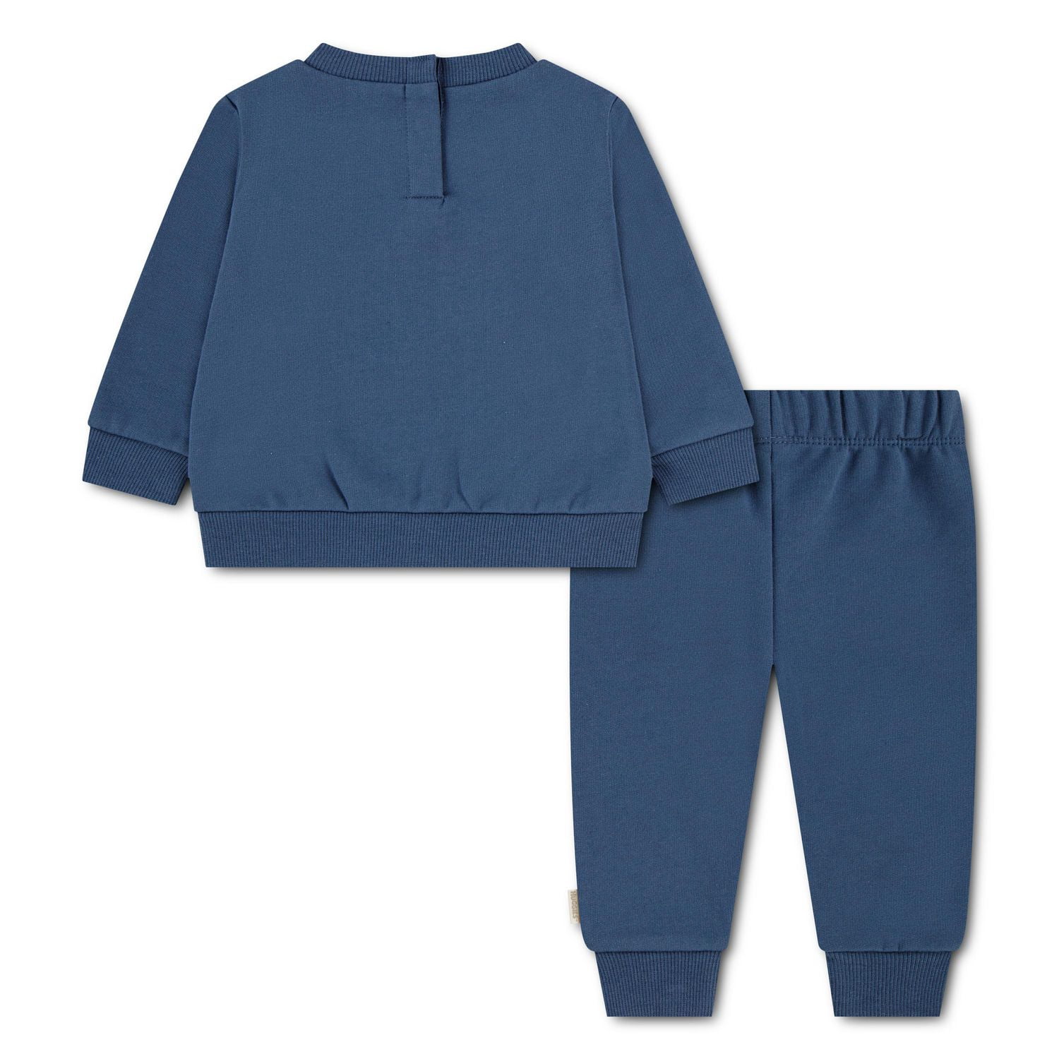 Huggies Baby Boy Long Sleeve Top and Pants 2-Piece Fleece Set