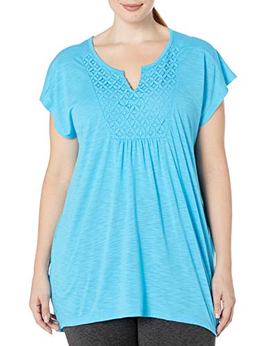 Just My Size Womens Plus Size Long Sleeve Tee, Deep Dive, 2X
