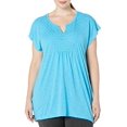 thumbnail image 1 of Just My Size Womens Plus Size Long Sleeve Tee, Deep Dive, 2X, 1 of 2