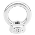 thumbnail image 2 of "Premium 304 Stainless Steel M6 Eye Nuts - 10-Piece Set for Secure Cable & Rope Fastening"  

(Alternative version: "Durable 304 Stainless Steel M6 Threaded Eye Bolts - Pack of 10 for Heavy-Duty, 2 of 6