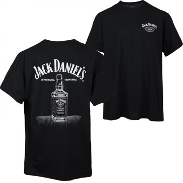 Jack Daniel's Line Art Bottle T-Shirt-Small