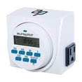 thumbnail image 3 of HYDROFARM Minuterie Programmable Numérique à Double Prise 7 Jours (Lot de 4), 3 of 5