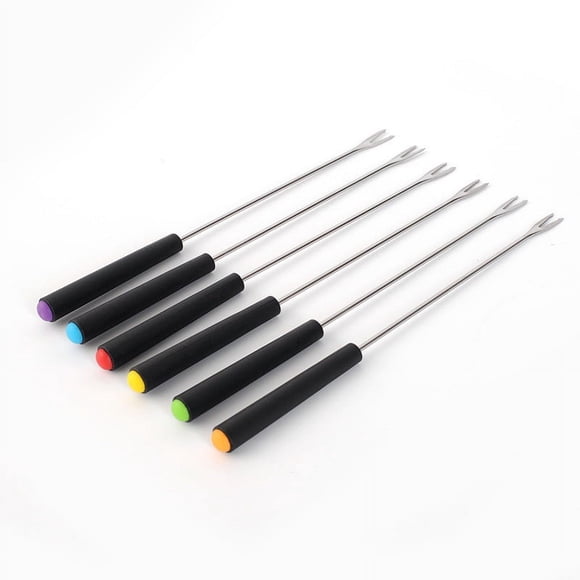 Hot Dog Sticks for Campfire 6 Packages of 9 Inch Long Metal Grill for Barbecue, Retractable Grill Forks, Hot Dogs with Fire Sticks, Camping, Campfires
