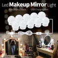 thumbnail image 2 of LED Makeup Mirror Light Bulb Lights Stepless Dimmable Wall Lamp 6 10 14Bulbs Kit for Dressing Table ,Widely Use, 2 of 5
