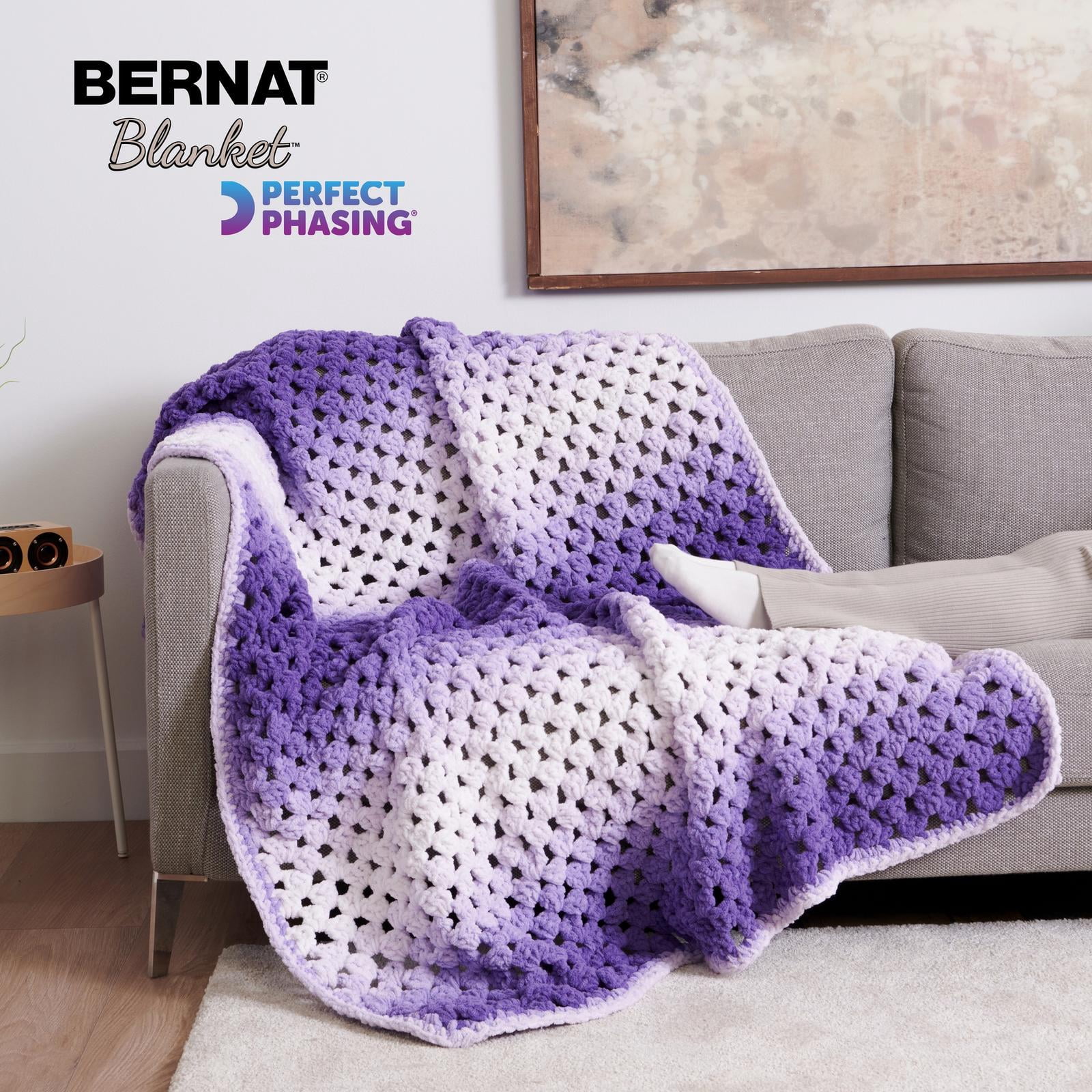 "Bernat® Fil de Phasage Parfait pour Couverture Polyester #6 Super Volumineux, 10,5 Oz/300 G, 220 Yards"