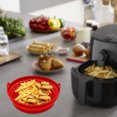 thumbnail image 4 of Tapis de Cuisson en Silicone Réutilisable pour Friteuse, Plateau de Friteuse Pliable, 4 of 9