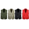 thumbnail image 2 of Pocket Fly Fishing Vest Summer Outdoor Waistcoat XL, 2 of 4
