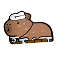 thumbnail image 3 of Siruishop Capybara Bath Rug Anti Slip Bath Mat Bath Tub Floor Carpet Corner Shower Mat A, 3 of 8