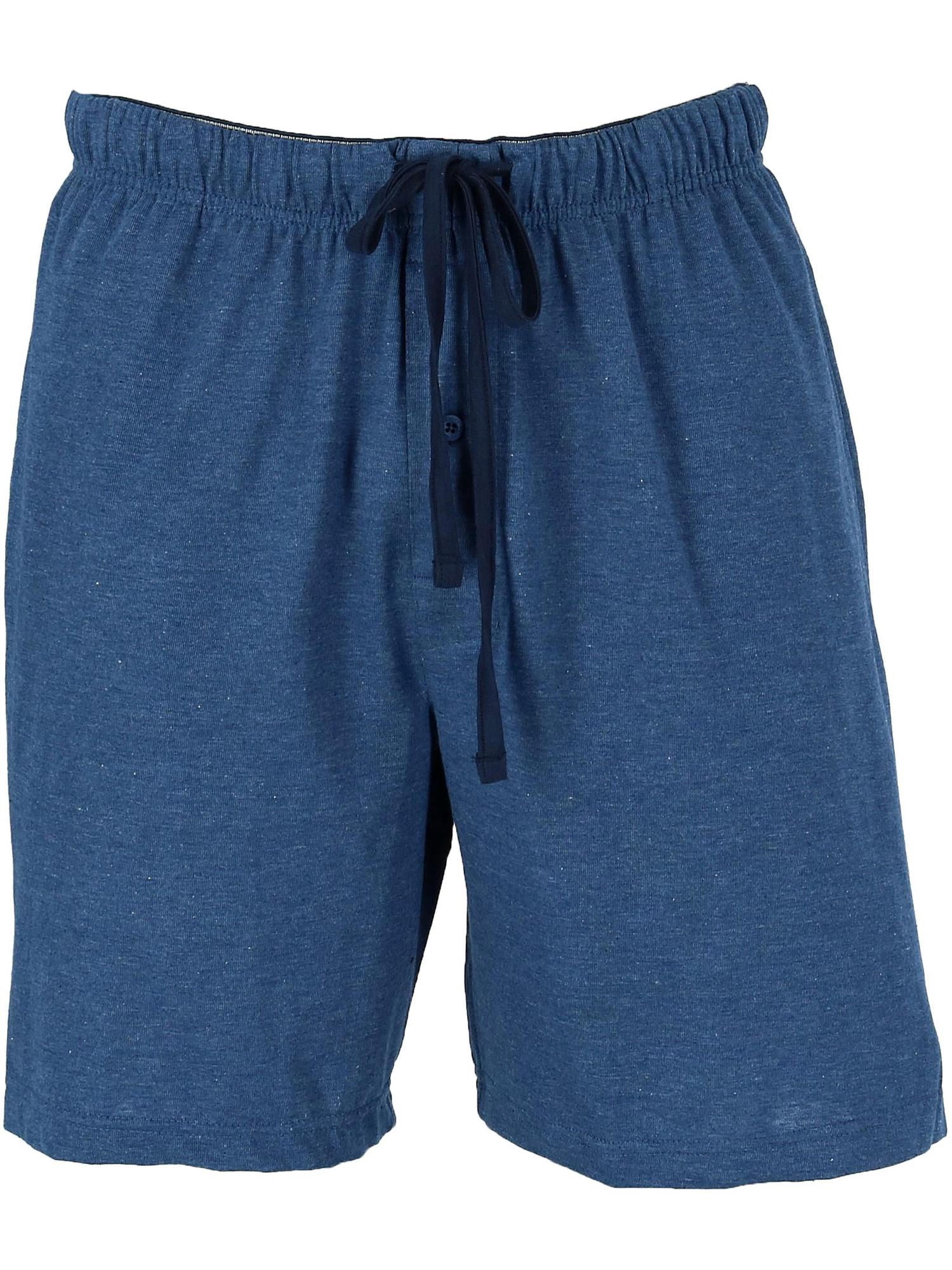 Hanes Short de Pyjama en Jersey de Coton à Braguette Boutonnée (Hommes)