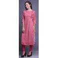 thumbnail image 4 of Bimba Kurta à Manches 3/4 Imprimée Kurti Droite Vêtements d'Été pour Femmes, 4 of 6